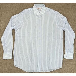 Giorgio's Of Palm Beach‎ Men's Striped Long Sleeve Dress Shirt Size 16.5-42